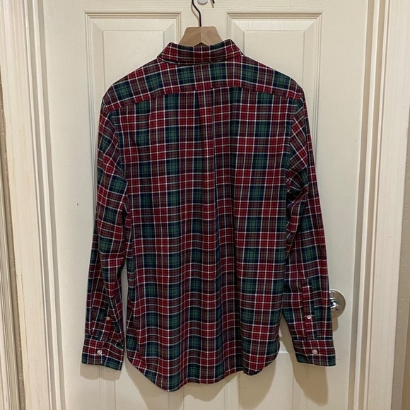 Vineyard Vines SLIM FIT L/S Tucker Shirt-Red/Green Plaid- Size Large‎ - Picture 2 of 8